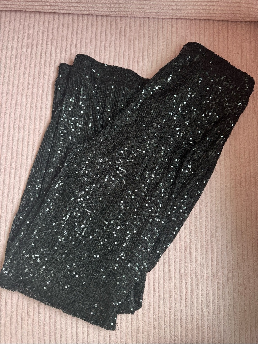 H&M Black Sequin Pants